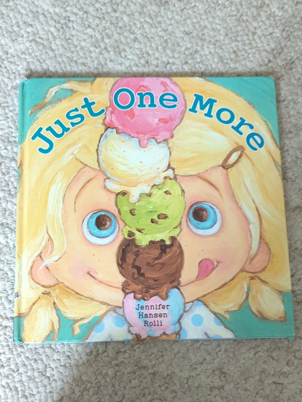 Just One More Children's Book - Colorful Ice Cream Cover